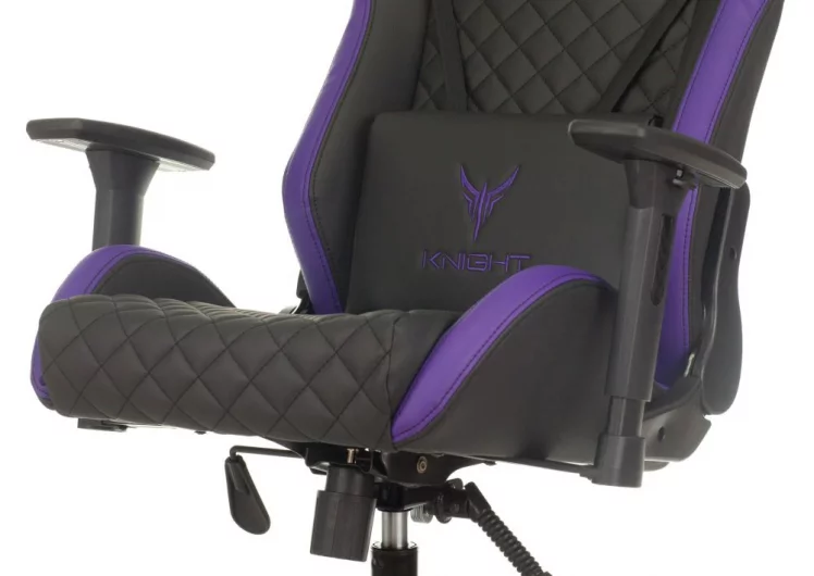 Геймерское кресло Knight Outrider Black-Violet Геймерское кресло Knight Outrider Black-Violet_8