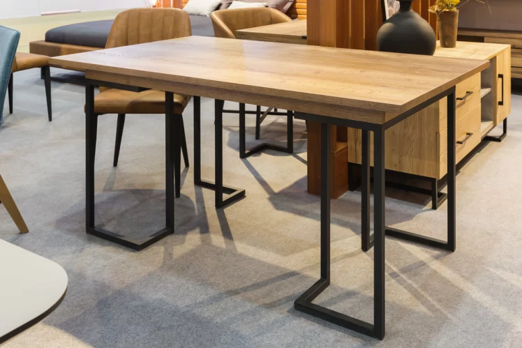 Стол раскладной обеденный Loft 120 Дуб табак_2