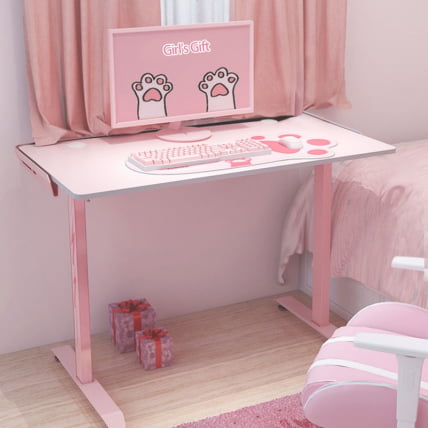 Геймерский стол Eureka I1-S Pink_3