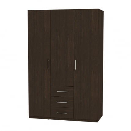 Шкаф распашный R-198х135х45-3(Венге)_0