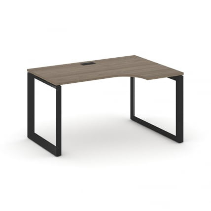 Стол рабочий эргономичный Стайл Проджект СН-59О.СПА-012(Р) Вяз Благородный/Металл Черный/Черный Загл / SN-59O.SPA-012(R)_0