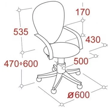Кресло офисное UA_JUPITER 508874 Черный Кожзам Кресло офисное UA_JUPITER 508874 Черный Кожзам_1