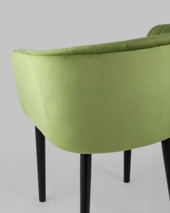 Стул с подлокотниками Нейтон велюр Травяной_6