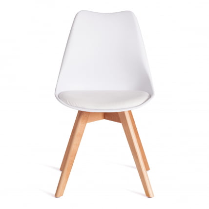 Стул TULIP (mod. 73-1) дерево/пластик/экокожа, 47,5x55x80 см, белый_4