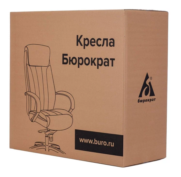 Кресло руководителя Бюрократ T-9922SL Leather Eichel Светло-коричневый_2
