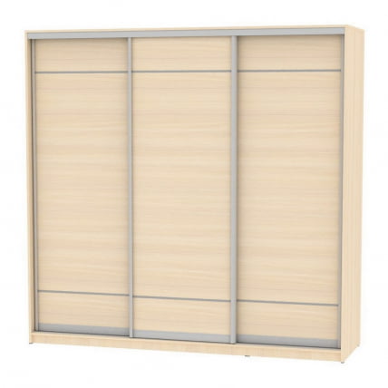 Шкаф-купе B-220х235х60-1(ДМ-D7D7D7)_0