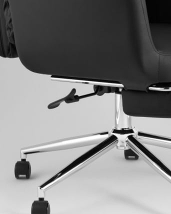 Кресло руководителя ТопЧаирс Солид НC с оттоманкой черный / TopChairs Solid NC_9