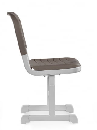 Стул ученический пластиковый регулируемый (рост 5-7) Мокко_2