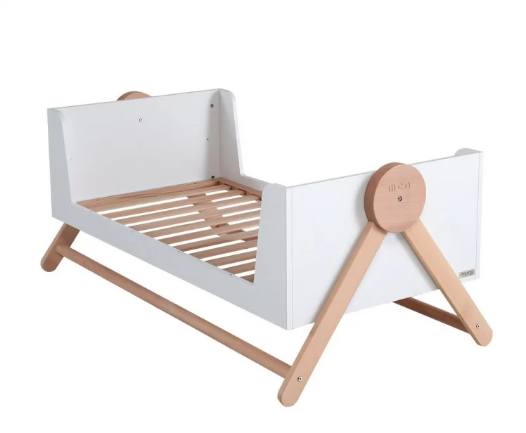 Кроватка 140x70 Micuna Swing Big White/Waterwood Кроватка 140x70 Micuna Swing Big White/Waterwood_1