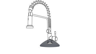 Подставка под кран Kit Kraken TRIANGLE ПодставкаПодКранTRIANGLEGR_0