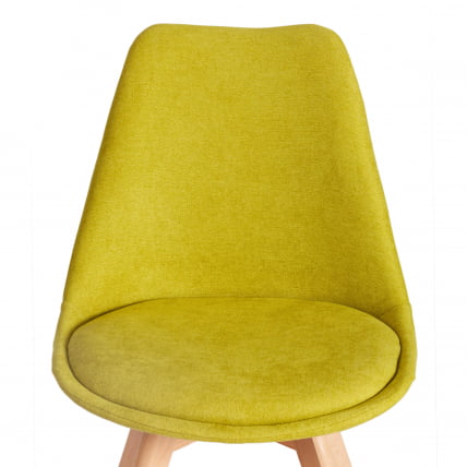 Стул TULIP SOFT (mod. 053V) дерево/пластик/ткань, 49,5 x 54,5 x 84 см, Светло-зеленый (Light green) LY1701-8_5