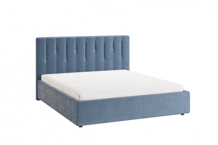 Кровать 1.6 Кристи 2 с основанием ЗО.КМ1.6-08.2 изумруд (велюр) / ZO.KM1.6-08.2_0