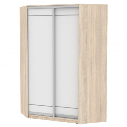 Шкаф-купе ЙА-230х1400-568-3(ДСС-Белый-Д1Д1) / YA-230х1400-568-3(ДСС-Белый-D1D1)_0