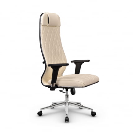 Кресло руководителя Мetta L 1m 40M/2D Infinity Easy Clean (MPES) Комплект 10 Молочное Кресло руководителя Мetta L 1m 40M/2D Infinity Easy Clean (MPES) Комплект 10 Молочное_1