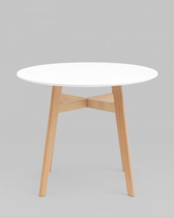 Стол Target Circle 90*90 Белый_5