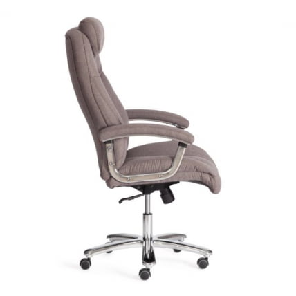 Кресло Труст (макс) ткань рогожка Нисе, мокко (серо-бежевая) / Trust (max) Nice,_3