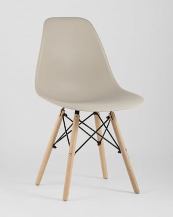 Стул Eames Style DSW бежевый (разборный каркас)_11