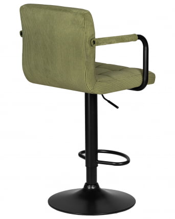 Стул барный DOBRIN KRUGER ARM BLACK (зеленый вельвет (LAR-E2041-7))_3