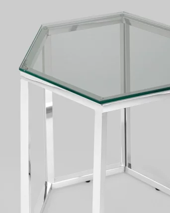 Журнальный стол ГЕКС Серебро_5