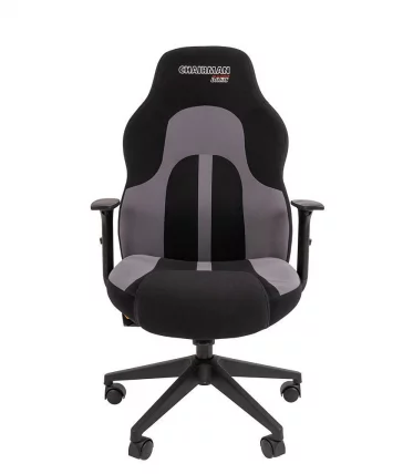 Кресло для геймеров CХАИРМАН ГАМЕ 11 Черный-св.серый / CHAIRMAN GAME_1