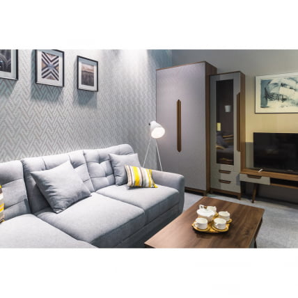 Шкаф двухстворчатый Сканди (ДС) Грей_2