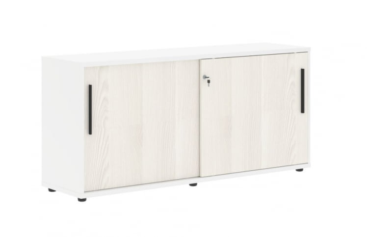 Шкаф с дверьми-купе EDIS ELC 1643 Ясень Траун Черный Белый_0