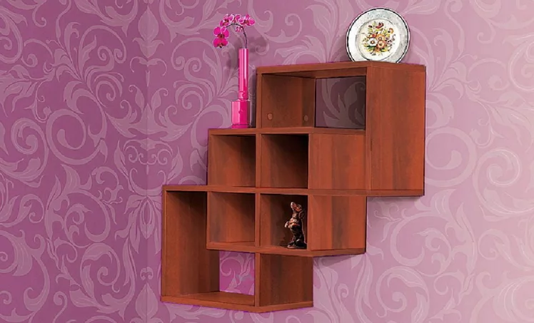 Полка для книг - 4 (Орех)_0