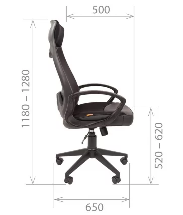 Кресло для руководителя CHAIRMAN 840 black Сетчатый акрил/зеленый_4