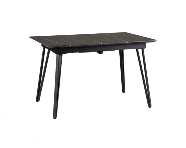 Стол Диего раздвиж. 120-160 Темный мрамор/Бабочка_0