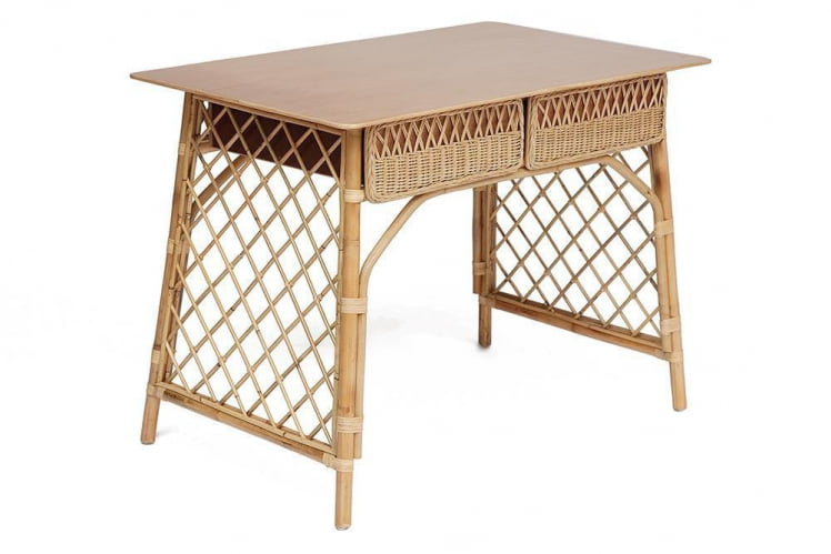 Стол письменный Secret de Maison, Maison Objet натуральный ротанг, 102х62х76см, натуральный (natural) Стол письменный Secret de Maison, Maison Objet натуральный ротанг, 102х62х76см, натуральный (natural)_0