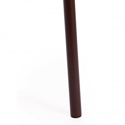 Стул GENIUS (mod 75) металл/пластик, 46x56x84cм, бежевый/коричневые ножки_9