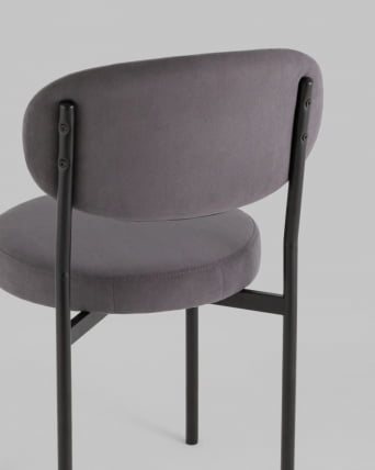 Стул Бриф SN велюр Темно-серый_5