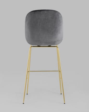 Стул барный Beetle gold Серый_4