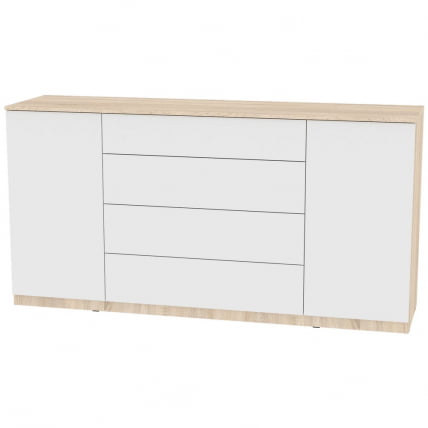 Комод K-93x180x45-1-PO(ДСС-Белый)_0