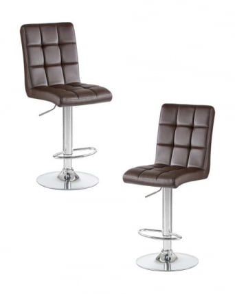 Стул барный DOBRIN KRUGER (коричневый) 2 шт_0