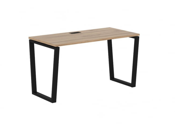 Стол письменный EDIS EVST 1367 Дуб Денвер светлый Черный_0