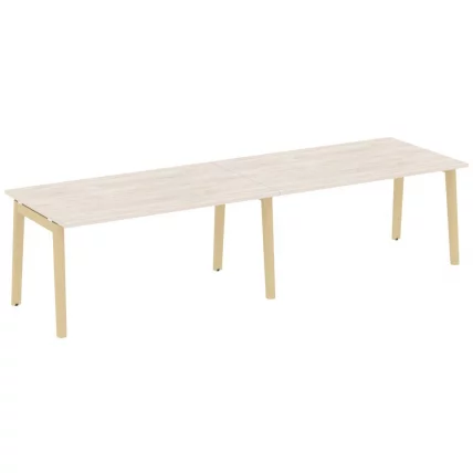 Стол переговорный (2 столешницы) ONIX WOOD OW.PRG-2.4 Денвер Светлый/Светлый_0