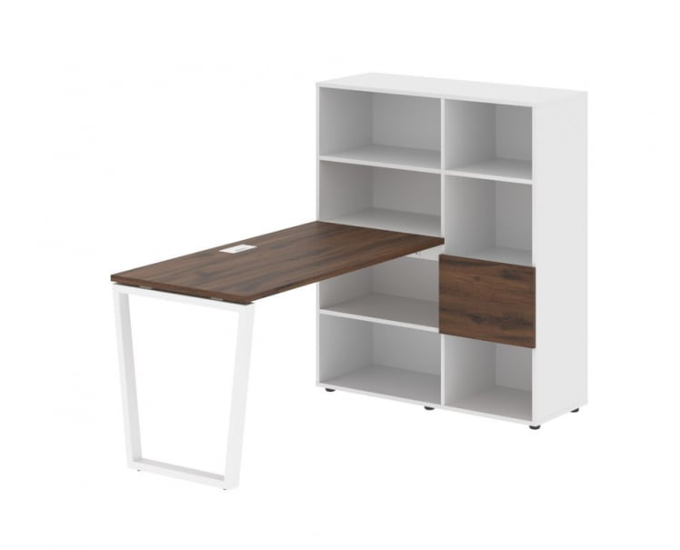 Рабочая станция EDIS EVRST 1113 Дуб Денвер темный Белый Белый_0