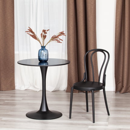 Стул THONET (mod. PL62) пластик, 42 x 52 x 89 см, Black (черный) 05_10