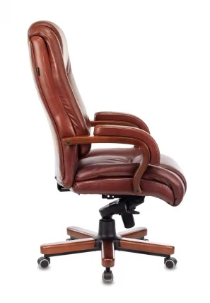 Кресло руководителя Бюрократ T-9925WALNUT Светло-коричневый_2