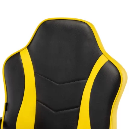 Кресло компьютерное BRABIX Shark GM-203 экокожа Черный-желтый_8