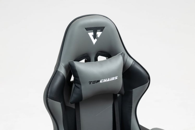 Кресло спортивное ТопЧаирс Коммандер серо-черный / TopChairs Commander_5