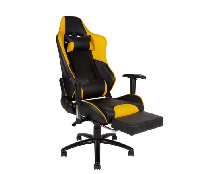 Игровое кресло RF-8066D Черный/Желтый Игровое кресло RF-8066D Черный/Желтый_4