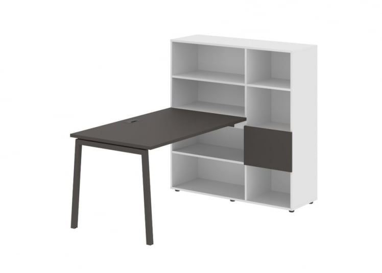 Рабочая станция EDIS ELRST 1213 Мокко Мокко Белый_0