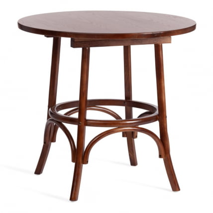 Стол THONET (mod.T9152) дерево вяз, 80х75 см, Темный Орех (№5)_6