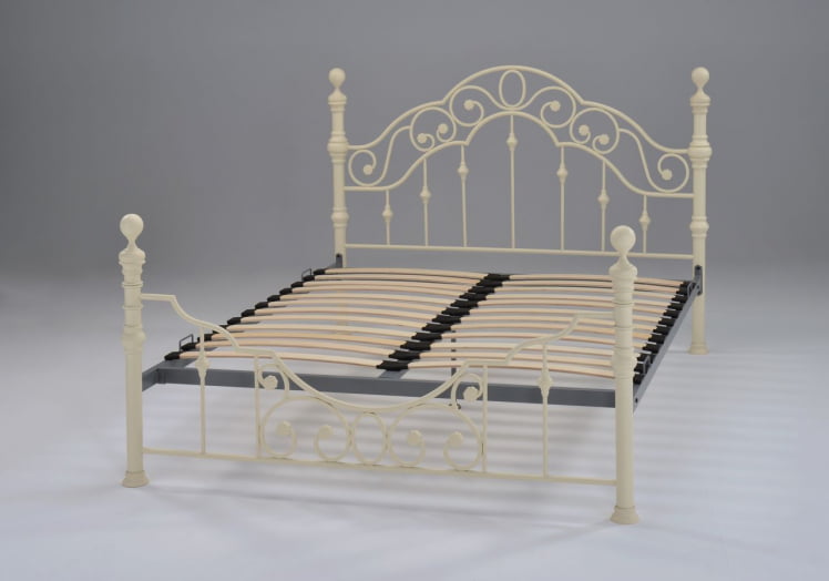 Кровать Виcториа + основание без матраса 160кс200 Античный белый / Victoria 160x200_2