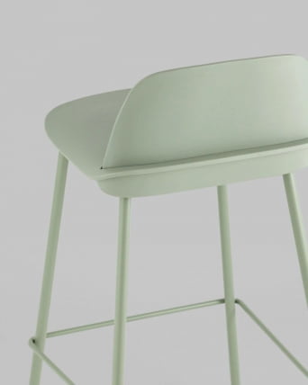 Стул полубарный Mist ПБ серо-зеленый 4 шт_4