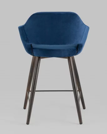 Стул полубарный Саймон ПЛ велюр Темно-синий_4