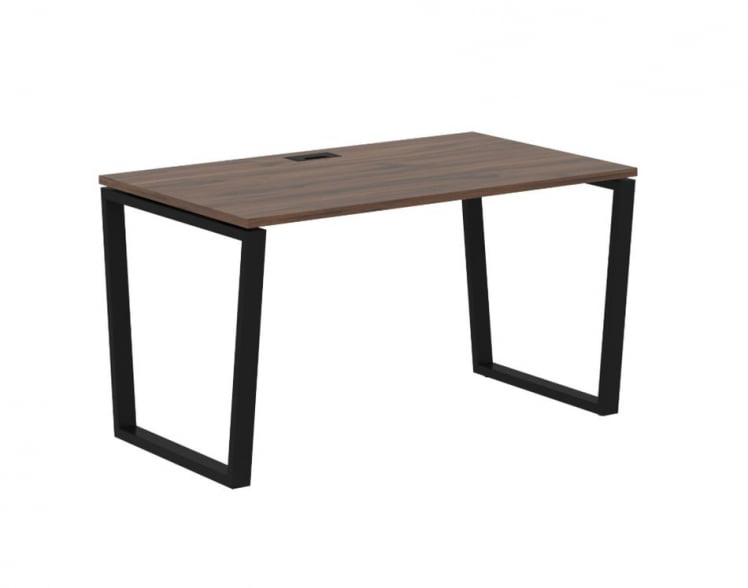 Стол письменный EDIS EVST 1380 Дуб Денвер темный Черный_0