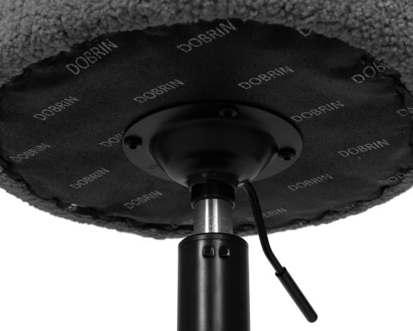 Пуф ДОБРИН ДЭННИ БЛАCК (темно-серое букле (16)) / DOBRIN DANNY BLACK_3